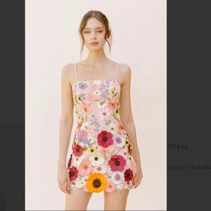 Storia Taylor Swift Inspired Floral Applique Dress